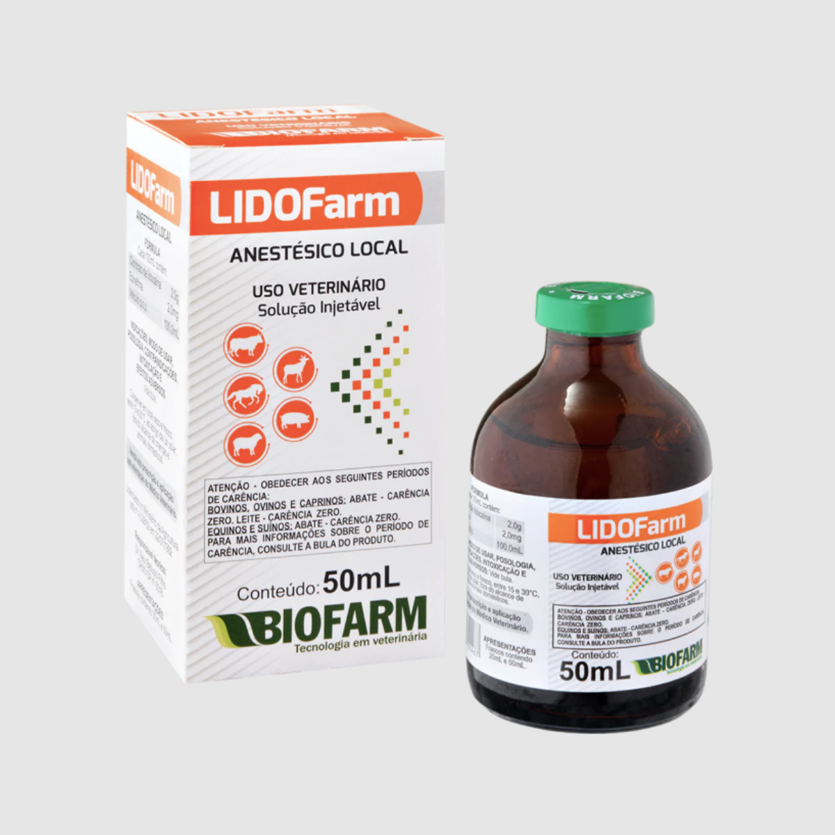 Lidofarm Anestésico 50ml – Biofarm – Insemina Consultoria E Reprodução ...